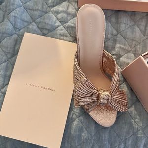 Loeffler Randall Pleated Penny Knot Mule